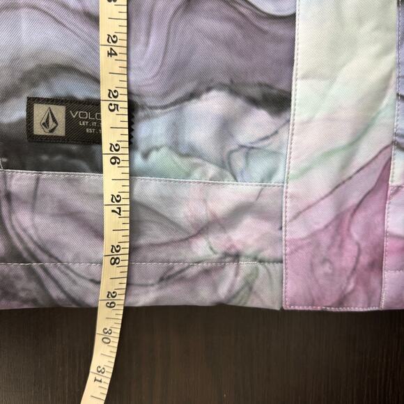 Volcom Westland Jacket Womens Medium Insulated Snowboard Ski Winter Marble NEW - Picture 12 of 13